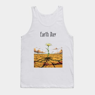 Earth Day: April 22nd A Reflection on Our Planet’s Fragile Existence on a light (Knocked Out) background Tank Top